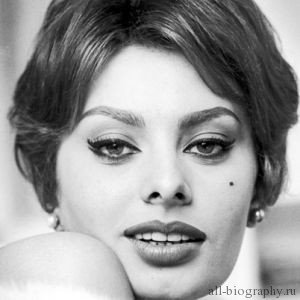 Софі Лорен (Sophia Loren) коротка біографія актриси
