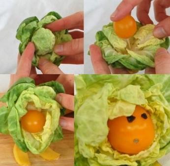 Вироби з овочів та фруктів своїми руками для дитячого садка