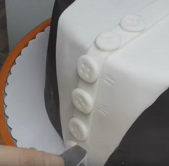 Торт з мастики для чоловіка на: день народження: фото