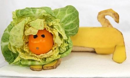 Вироби з овочів та фруктів своїми руками для дитячого садка