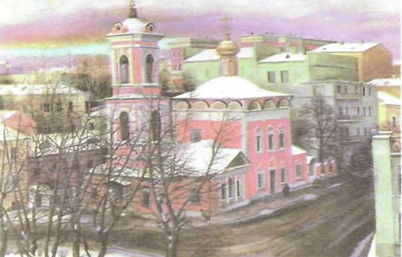 Твір по картині Т. Назаренко «Церква Вознесіння на вулиці Нежданової»