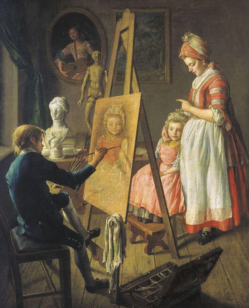 Твір за картиною І. в. Фірсова «Юний живописець»