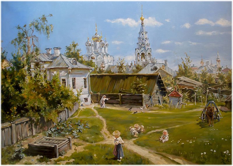 Твір по картині Ст. Д. Полєнова «Московський дворик»
