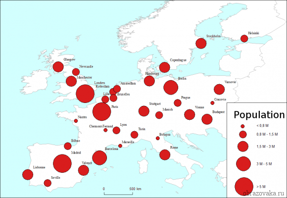 Найбільші агломерації Зарубіжної Європи – міські і мільйонери в таблиці