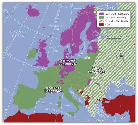 Населення Зарубіжної Європи – чисельність по країнам в таблиці (географія 11 клас)