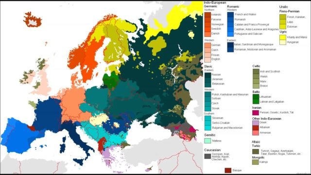 Національний склад Закордонної Європи – багатонаціональні і однонаціональних країн