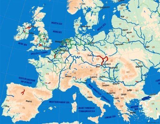 Природні ресурси Зарубіжної Європи – таблиця умов, потенціал гір і лісів