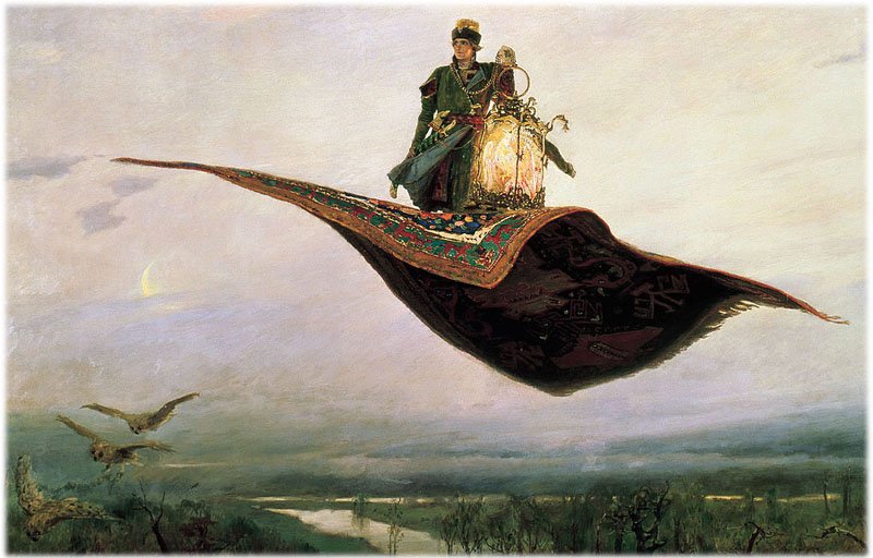 Твір по картині В. М. Васнецова «Килим літак»