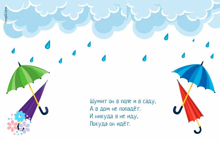 Загадки про дощ і вітер для дітей з відповідями